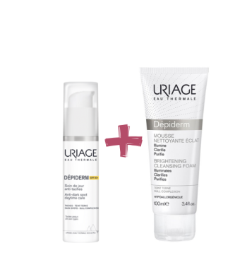 Uriage Depiderm Spf50 30ml + Depiderm Mousse Nettoyante 100ml PACK