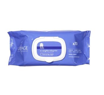 Uriage Bébé – 1ères lingettes nettoyantes *70