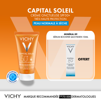 Vichy Capital Soleil Creme Oncteuse 50ml+MINERAL 89 Format Voyage Pack