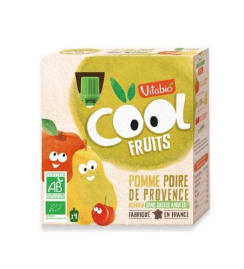 VITABIO COOL FRUITS POMME ACEROLA 4 X 90G