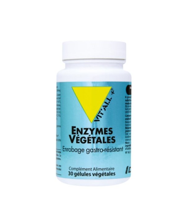 VITALL PLUS ENZYMES VEGETALES 30 GELULES VITALL PLUS ENZYMES VEGETALES 30 GELULES