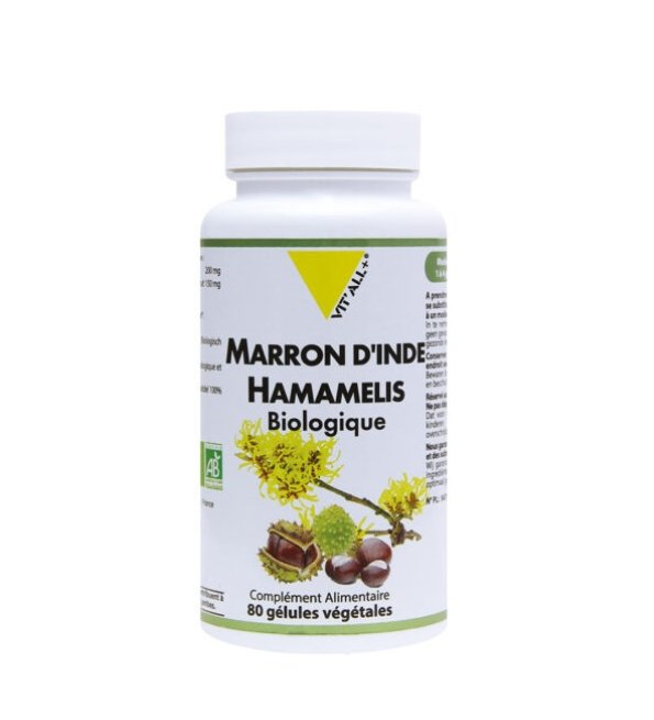 VITALL PLUS MARRON D’INDE HAMAMELIS 80 GELULES VITALL PLUS MARRON D’INDE HAMAMELIS 80 GELULES