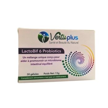 Vertu Plus Lactobif 6 Probiotics 30 Gelules