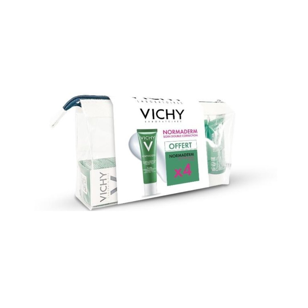Vichy Normaderm Fluide DoubleCorrection 30ml+4 Gel Purifiant 15ml Trousse Vichy Normaderm Fluide DoubleCorrection 30ml+4 Gel Purifiant 15ml Trousse