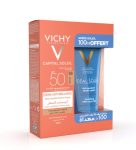 Vichy Capital soleil creme Anti Brillance Teinté + Apres Soleil 100ml Pack