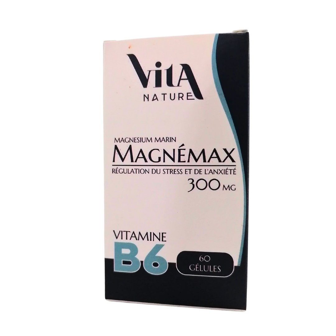 Vita Nature Magnemax 300mg 60 Gelules Vita Nature Magnemax 300mg 60 Gelules