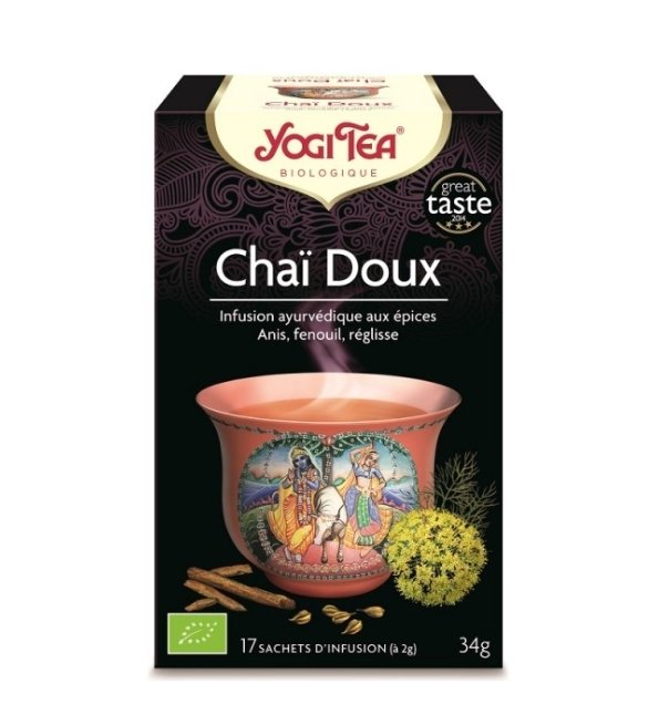 YOGI TEA CHAI DOUX 17 X 2G YOGI TEA CHAI DOUX 17 X 2G