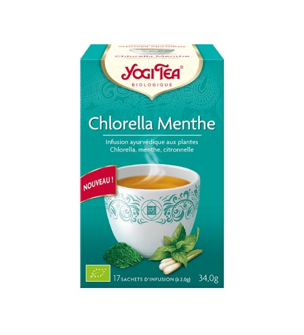 YOGI TEA CHLORELLA MENTHE 17 X 2G YOGI TEA CHLORELLA MENTHE 17 X 2G