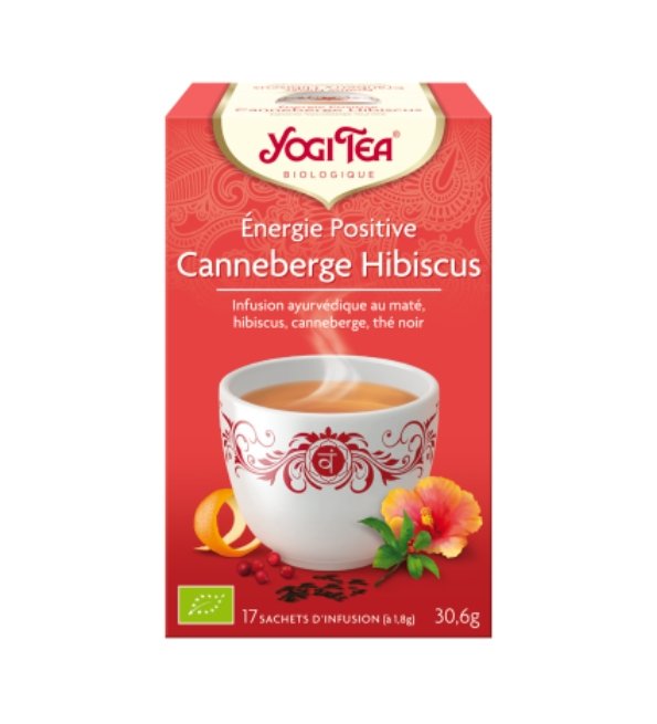 YOGI TEA ENERGIE POSITIVE CRANBERRIES HIBISCUS 17 X 2G YOGI TEA ENERGIE POSITIVE CRANBERRIES HIBISCUS 17 X 2G