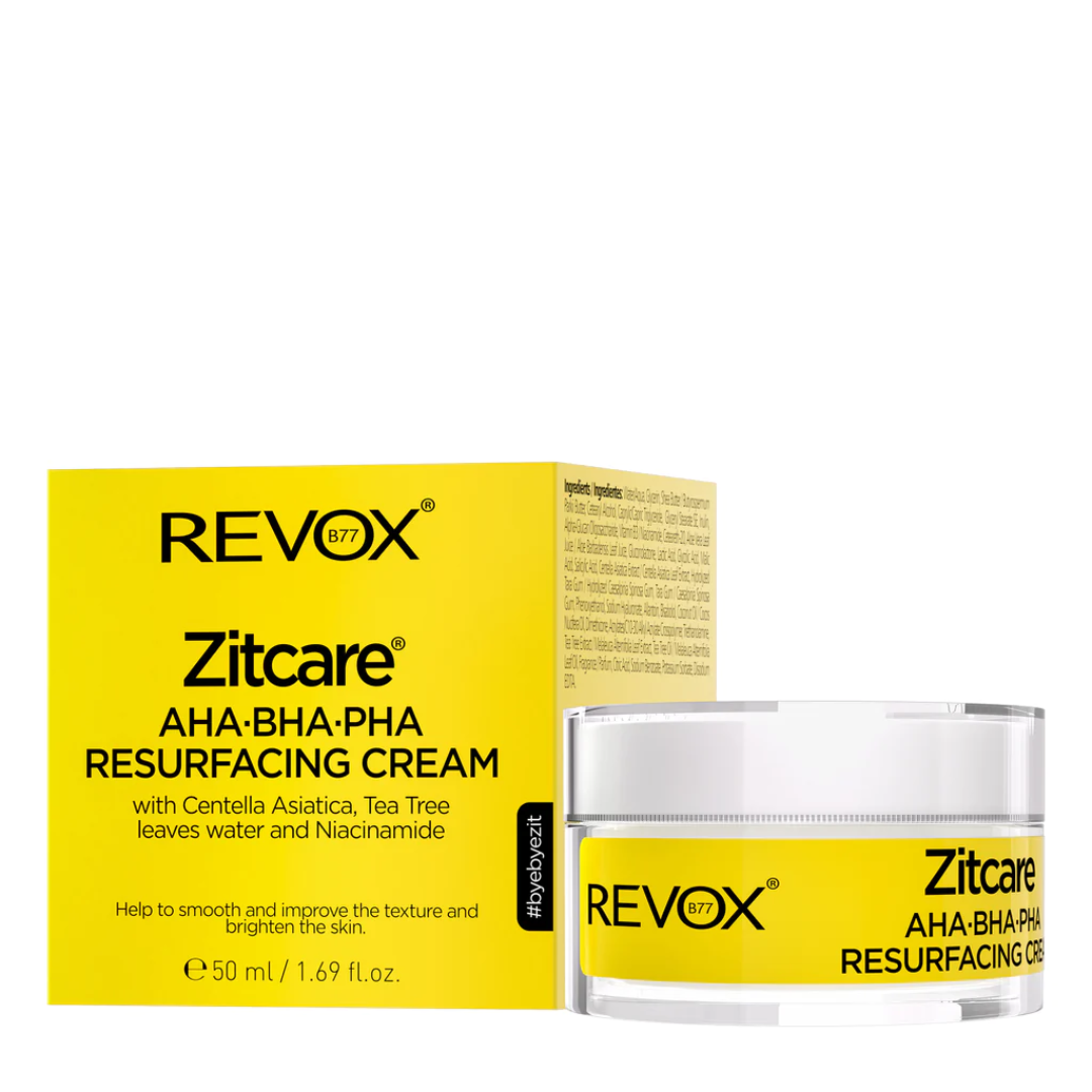 REVOX ZITCARE AHA.BHA.PHA. RESURFACING CREAM 50ml REVOX ZITCARE AHA.BHA.PHA. RESURFACING CREAM 50ml