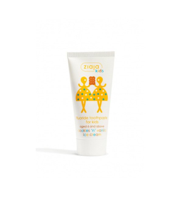 Ziaja Kids Dentifrice Cookies Et Vanilla 6ans 50ml Ziaja Kids Dentifrice Cookies Et Vanilla 6ans 50ml