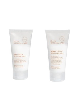 Ziaja Naturel Care Creme Hydratante jour + Creme Regeneratrice Nuit OFFERTE
