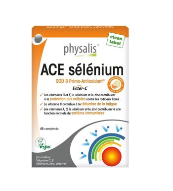 Physalis ACE Selenium 45 Comprimès