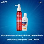 Acm Novophane Lotion anti-chute – 100 ml + Shampooing Energisant 200ml Offert