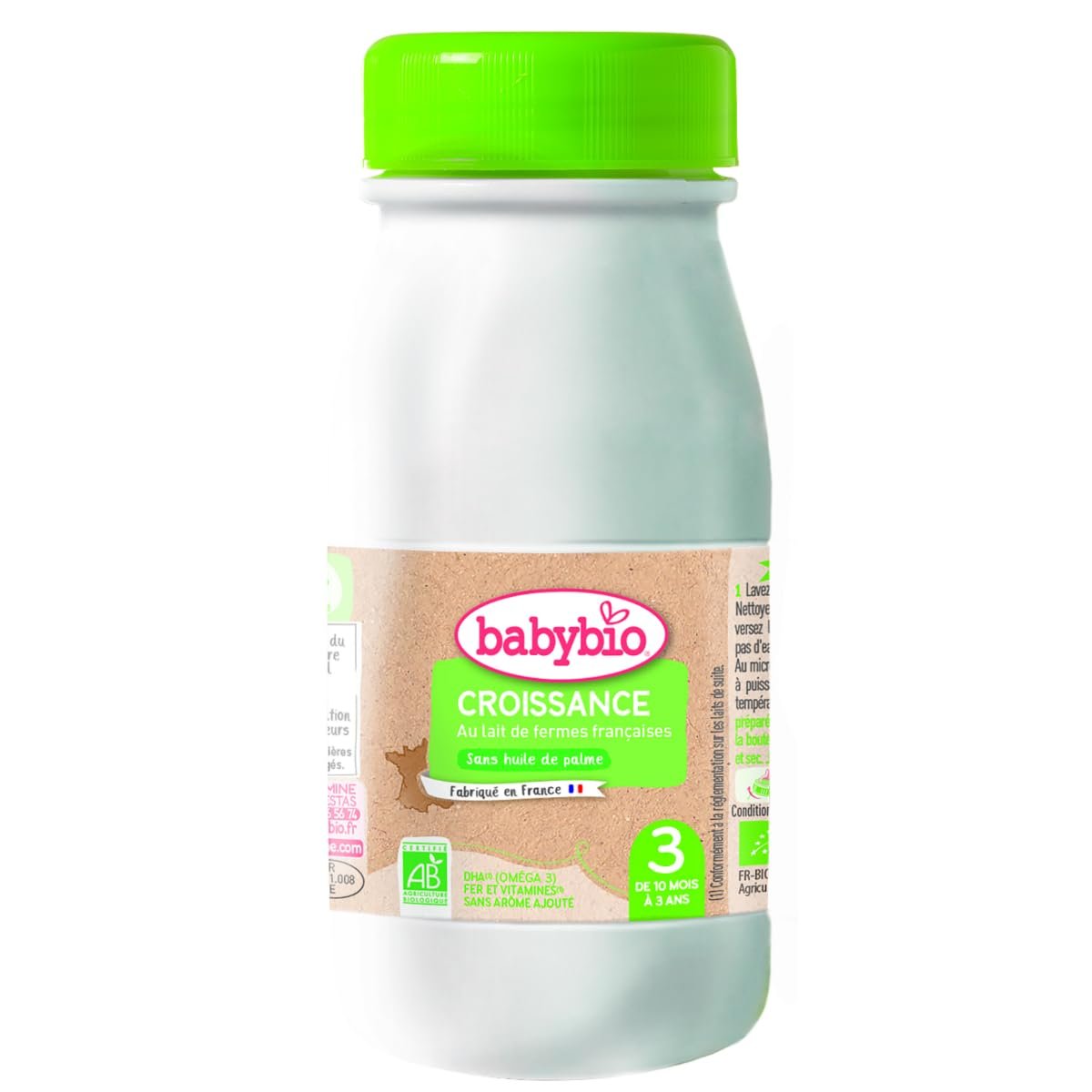 Babybio Lait Croissance Liquide 250Ml Babybio Lait Croissance Liquide 250Ml