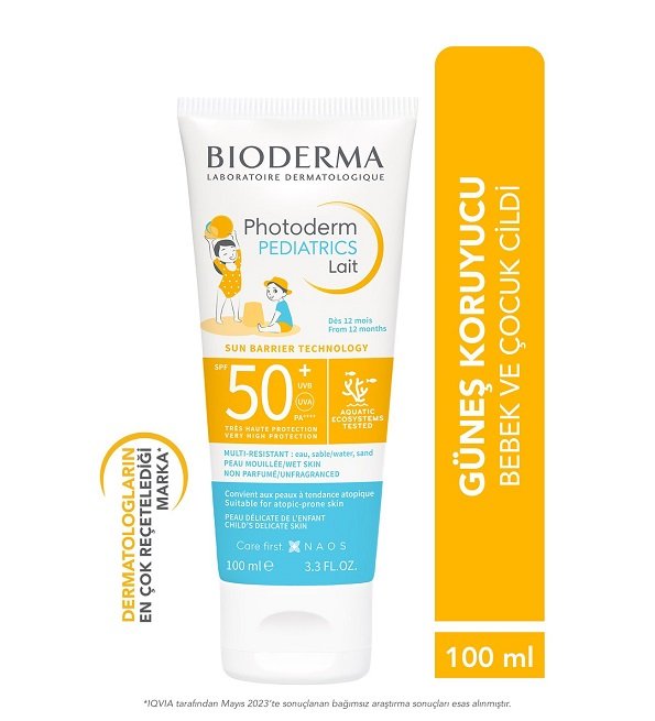 Photoderm Lait Solaire Pediatrics Spf50+ 100ml Photoderm Lait Solaire Pediatrics Spf50+ 100ml