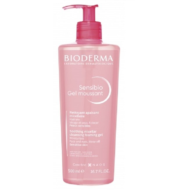 Bioderma – Sensibio Gel Moussant Nettoyant Douceur – 500 ml Bioderma – Sensibio Gel Moussant Nettoyant Douceur – 500 ml