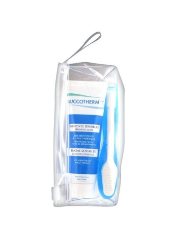 Buccotherm Kit Voyage Dentifrice Soin Gencives au Fluor 25ml + Brosse à Dent