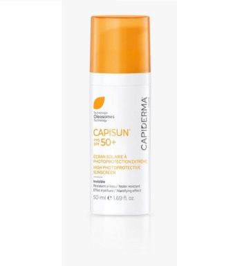 Capiderma – Capisun Crème solaire invisible SPF50+ – 50 ml