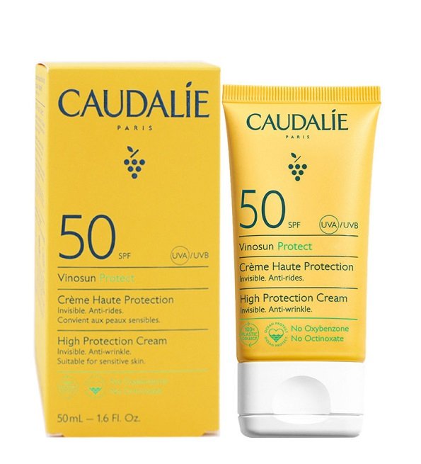 CAUDALIE VINOSUN PROTECT SPF 50+ CRème Très Haute Protection Invisible Anti-Rides 50ml CAUDALIE VINOSUN PROTECT SPF 50+ CRème Très Haute Protection Invisible Anti-Rides 50ml