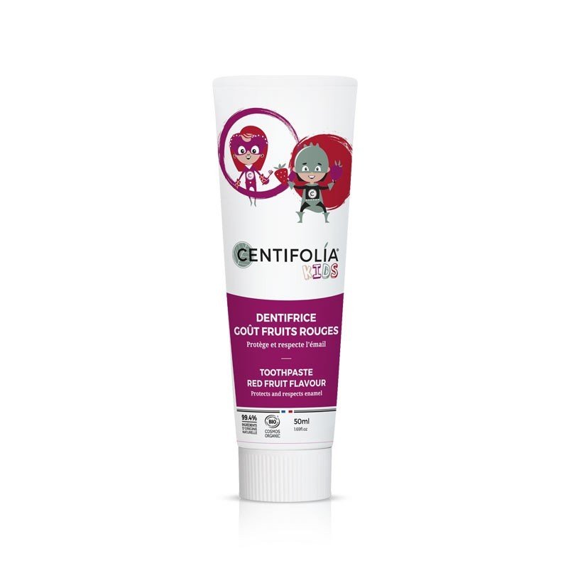 Centifolia Dentifrice Kids Gouts Fruits rouges 50ml Centifolia Dentifrice Kids Gouts Fruits rouges 50ml
