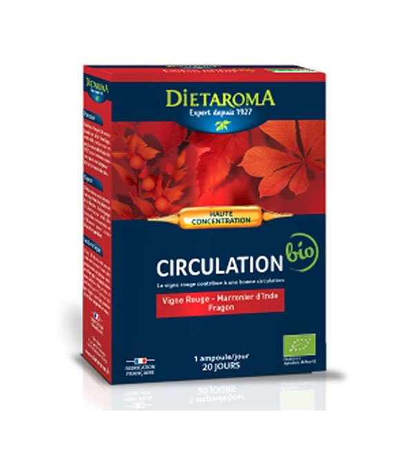 Dietaroma Ciculation Sanguine 20Ampoules*10ml Dietaroma Ciculation Sanguine 20Ampoules*10ml