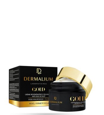 DERMALIUM GOLD CRÈME RÉGÉNÉRATRICE CELLULAIRE ANTI-ÂGE DE NUIT 50ML