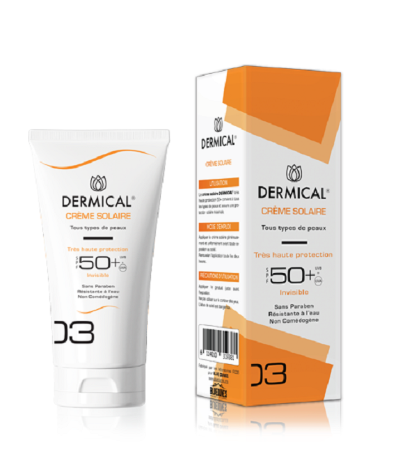DERMICAL Crème Solaire Spf50+ DERMICAL Crème Solaire Spf50+