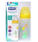 Dodie Biberon senstation+ Tétine plate 330ml + 6m jardin