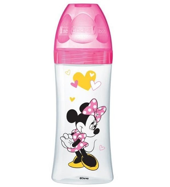 Dodie Bib Initiation+ minnie Fushia 330ml +6mois Dodie Bib Initiation+ minnie Fushia 330ml +6mois