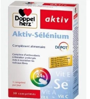 Doppel Herz Aktiv Selenium 30 Comprimes