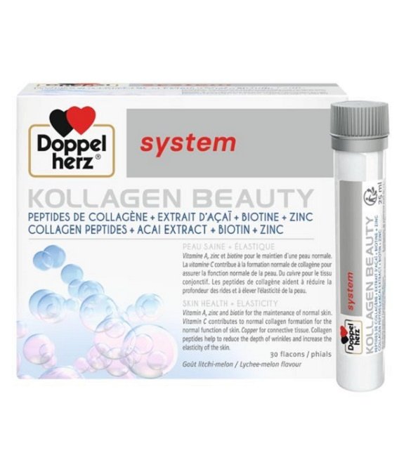 Doppel Herz KOLLAGEN BEAUTY Boite de 30 Ampoules Doppel Herz KOLLAGEN BEAUTY Boite de 30 Ampoules