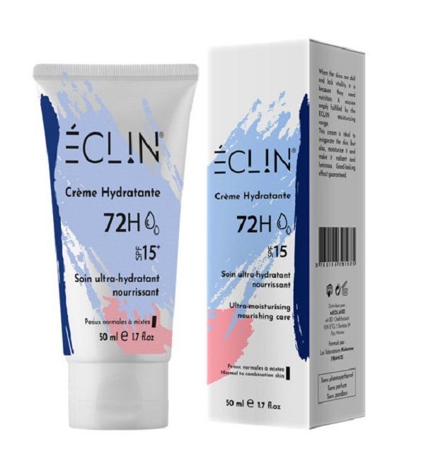 ECLIN CREME HYDRATANTE 72 H SPF 15 PEAU SECHE ECLIN CREME HYDRATANTE 72 H SPF 15 PEAU SECHE