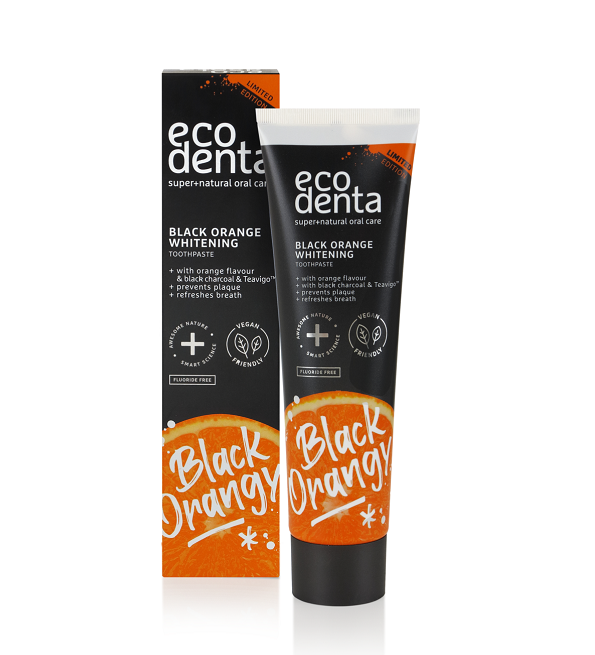 ECODENTA Dentifrice Blanchissant au Charbon Actif et à l’Orange 100ml ECODENTA Dentifrice Blanchissant au Charbon Actif et à l’Orange 100ml