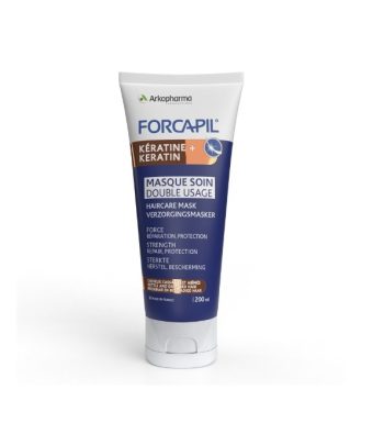 Forcapil Kératine Masque Soin Double Usage 200ml