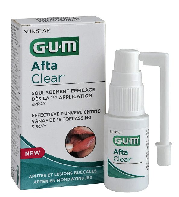 GUM AftaClear Spray Réf2420 15Ml GUM AftaClear Spray Réf2420 15Ml