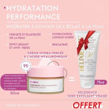 Heliabrine Hydra-Satinee Creme Lissante 50ml = Helixience Exfoliant OFFERT