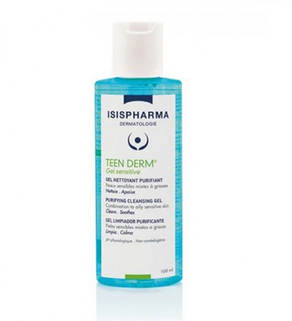 ISISPHARMA TEEN DERM Gel Nettoyant Purifiant sensitive 100ml ISISPHARMA TEEN DERM Gel Nettoyant Purifiant sensitive 100ml