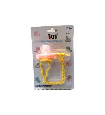 Juniors sucette en silicone jub 2eme age +couvercle