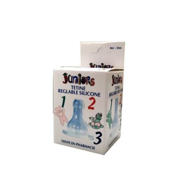Juniors tetine reglable silicone 1