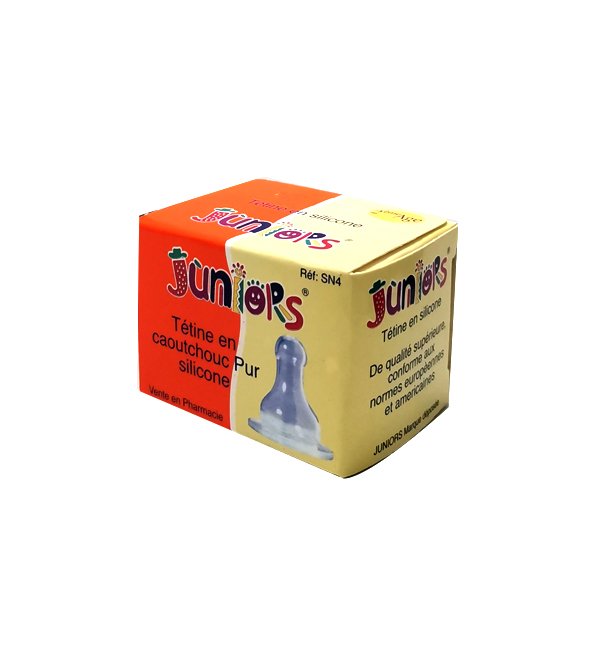 Juniors tetine en silicone simple 2age Juniors tetine en silicone simple 2age