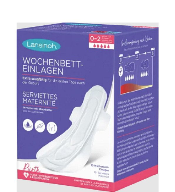 LANSINOH Serviettes Post Partum Extra-Absorbantes L 0-2 Semaine10 Unités LANSINOH Serviettes Post Partum Extra-Absorbantes L 0-2 Semaine10 Unités