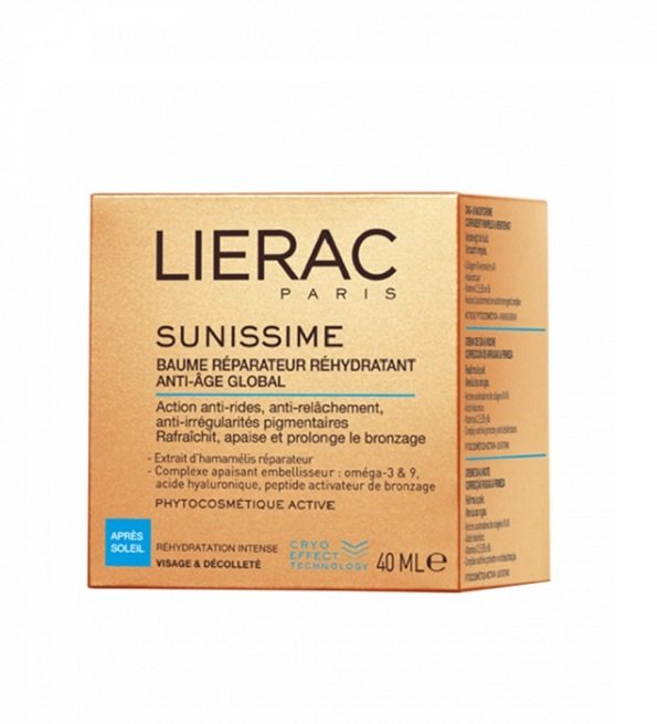 LIERAC SUNISSIME APRES SOLEIL BAUME REPARATEUR VISAGE ET DECOLLETE 40ML LIERAC SUNISSIME APRES SOLEIL BAUME REPARATEUR VISAGE ET DECOLLETE 40ML