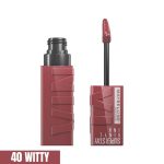 MAYBELLINE 40 SUPERSTAY VINYL INK WITTY