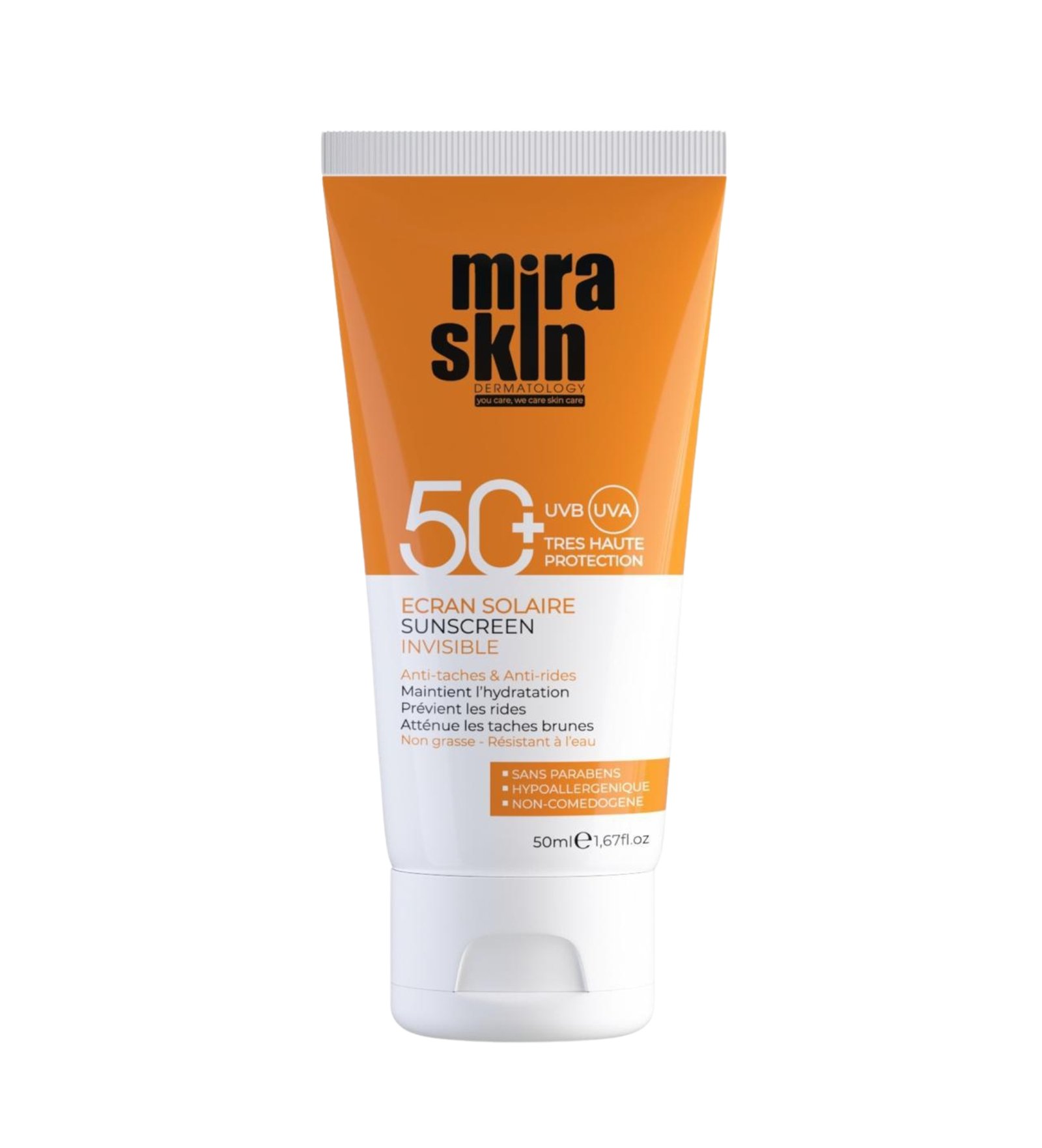 Miraskin Ecran Solaire Invisible Spf50+ 50ml Miraskin Ecran Solaire Invisible Spf50+ 50ml