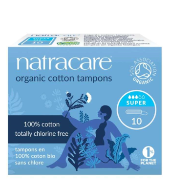 NATRACARE TAMPONS SUPER SANS APPLICATEUR 10 Unités