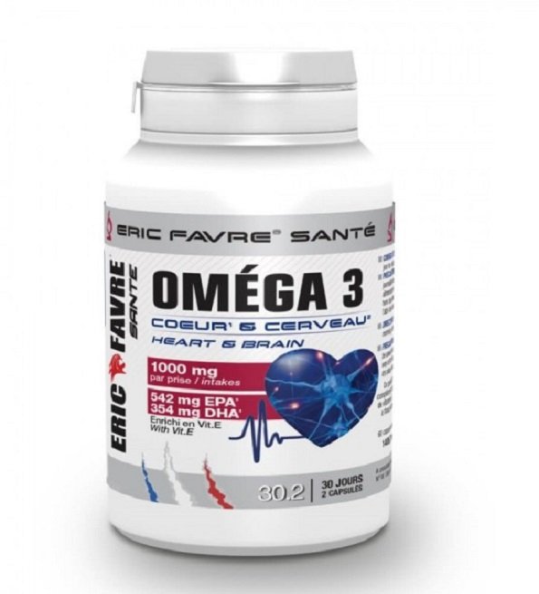 ERIC FAVRE OMEGA 3 CŒUR & CERVEAU 1000 MG 60 CAPSULES ERIC FAVRE OMEGA 3 CŒUR & CERVEAU 1000 MG 60 CAPSULES