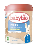 BABYBIO Lait 1ème âge Boîtes Lait infantile Primea 1 Croissance 800G