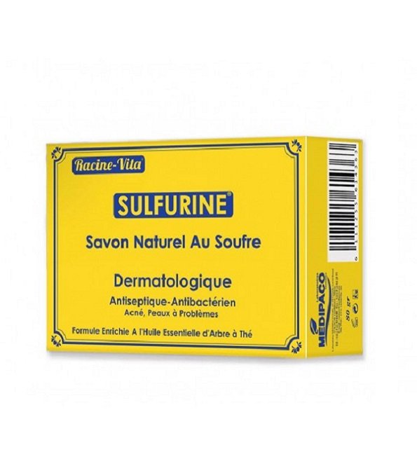Racine vita sulfurine savon au soufre 80gr Racine vita sulfurine savon au soufre 80gr