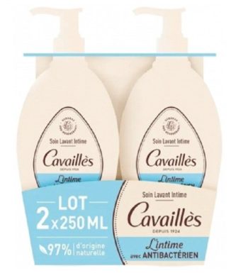 Rogé Cavaillès Soin Lavant Intime Antibactérien Lot de 2 x 250 ml